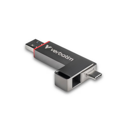 USB Drive Dual QuickStick 256GB VerbatimSSD perfromance, USB-C & USB-A USB 3.2 Gen 1