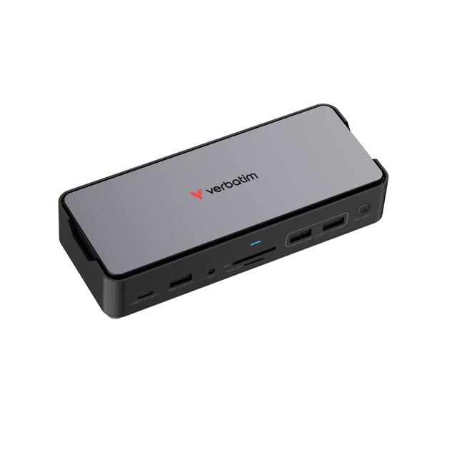 Docking Station USB-C Verbatim CDS-15SSD 32174 | 15 Porturi, SSD 256GB Inclus