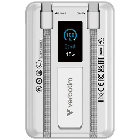 Verbatim Power bank Power Bank Verbatim 32273 | 10000mAh, Wireless