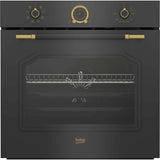 Beko Cuptor incorporabil Cuptor Incorporabil Beko RBIM19200AD | 72L, Clasa A, 8 Programe, Retro Antracit, 59.4x56.7x59.5cm