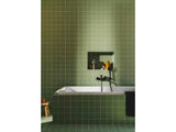 Roca Baterie cada Roca, Gama Cala, cartus ceramic, levier metalic, diverter, monocomanda, alb