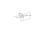 Roca Dispenser sapun Roca, Gama Classica, montare pe perete, 122x178x156, metalic, crom