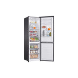Combina frigorifica Total No Frost Daewoo, volum net 344 (235+109) litri , clasa E, Inverter, display pe usa, Silver