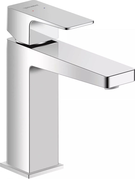 Duravit Baterie lavoar Duravit, Manhattan single lever bas. mixer M with pull-rod, monocomanda, marime M, cartus ceramic, fara set de evacuare, crom