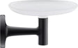 Duravit Savoniera Duravit, Soap shelf Starck T, incl. white frosted black matte, montare pe perete, fixare ascunsa, metal/sticla, negru mat