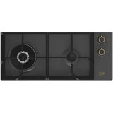 Beko Plita pe gaz Plita pe gaz Beko HIGG64125SAR | 4 arzatoare, gratar fonta, aprindere electrica, wok