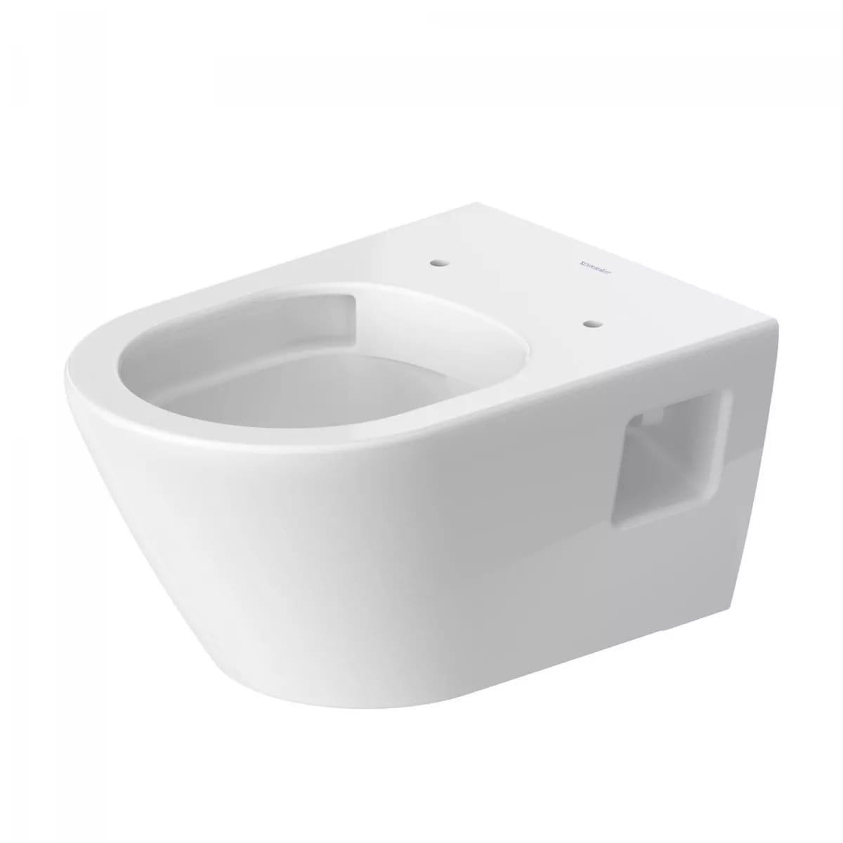 Duravit Vas wc Duravit, Toilet WM 540 mm D-Neo white, washdown, rimless, suspendat, evacuare orizontala, fara capac (0021610000 / 0021690000), alb