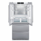 Liebherr Combina frigorifica, Gama: PremiumPlus, Clasa energetica: A++, Clasa climatica: SN-T, Culoare: inox, DuoCooling, Capacitate neta totala: 480, Capacitate neta racitor: 364, din care capacitate neta BioFresh: 69, Capacitate neta congelator: 116, Tip congela