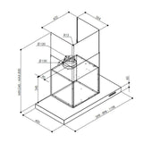 Faber A Hota decorativa Hota Decorativa Faber LUFT X A90 110.0456.293 | 90cm, 720m³/h, A, Inox