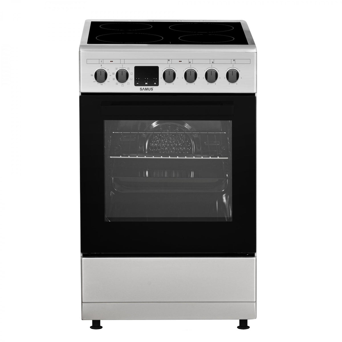 Aragaz SamusSM564VTE INOX | 43L, Gri, Digital, 55x67x89.2cm