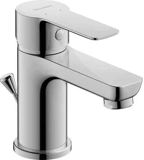 Duravit Baterie lavoar Duravit, A.1 Single lever basin mixer S, monocomanda, marime S, cartus ceramic, set evacuare cu tija, crom