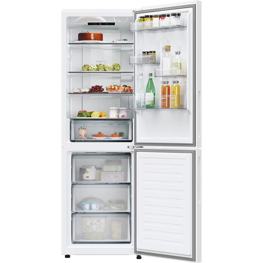 Candy Combina frigorifica Combina frigorifica Candy ECN2CQTEW186 | 345L, No Frost, 1.8m, Clasa E, 59.5x66.7x185cm