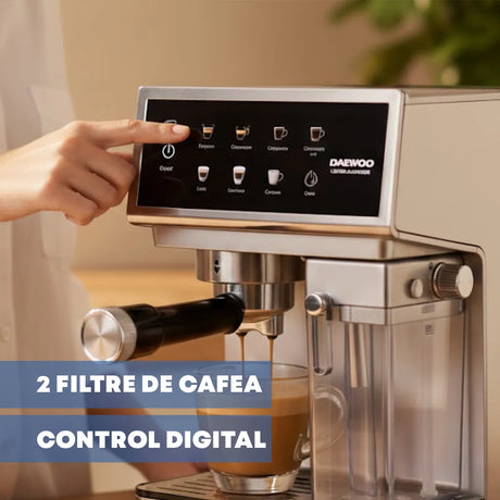 Daewoo Espressor manual Espressor Manual Daewoo DCMM1350 | 1350W, 20 Bari, PID, 1.6L