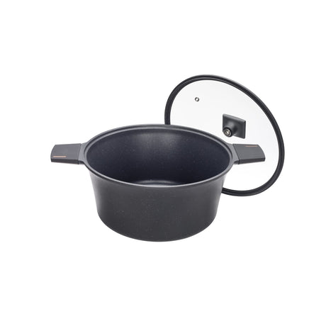 NeoKlein Oala Oala NeoKlein PHHO-CS28 | 28cm, Inductie, Capac Sticla, Neagra