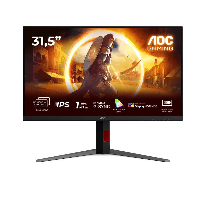 Monitor AOC U32G4U | 31.5", IPS, 4K UHD, 160Hz, Negru