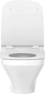 Duravit Vas wc + capac Duravit, Toilet wall-mounted DuraStyle,riml. Seat and cover with soft closure, suspendat, evacuare orizontala, cu capac (0063790000), soft close, alb