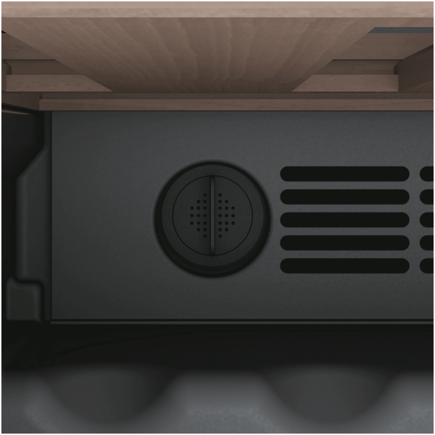 HAIER Racitor de vinuri HAIER, 42 sticle, conectivitate WiFi, clasa G, LED, dual zone, usa reversibila, H 82 cm, negru