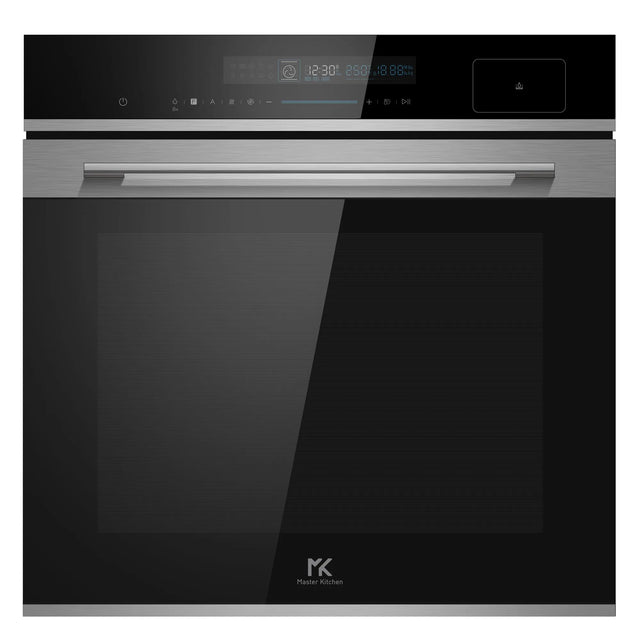 Master Kitchen Cuptor multifunctional  cu abur Master Kitchen,  gama Edge, Display Electronic, Volum 72 l, Coacere pe 3 nivele, 14 functii de gatire, SteamBake, 3 cicluri de abur (25%, 50%, 75%), Rezervor de 1.1 L, Sonda masurare temperatura, Temperaturi coacere 50°-250