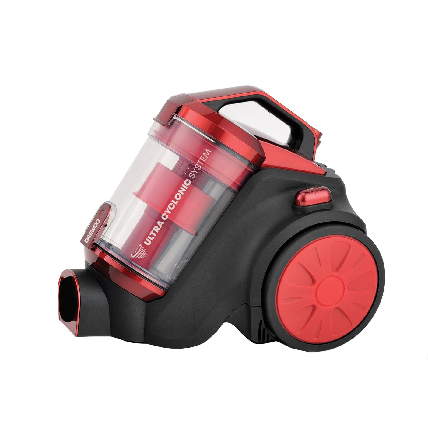 Daewoo Aspirator Aspirator Daewoo RCC-120R-1 | 800W, Fara Sac, Recipient 1.5L, Rosu
