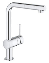 Grohe Baterie chiuveta Baterie Bucatarie Grohe 32168000 | Minta, Monocomanda, Dus Extractabil, Pipa Inalta, Crom