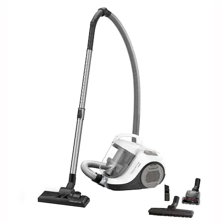 ROWENTA Aspirator fara sac Rowenta Swift Power Cyclonic RO2957EA, 750W, tehnologie ciclonica, 7.6m, motor Effitech, Animal Care, Alb/Negru
