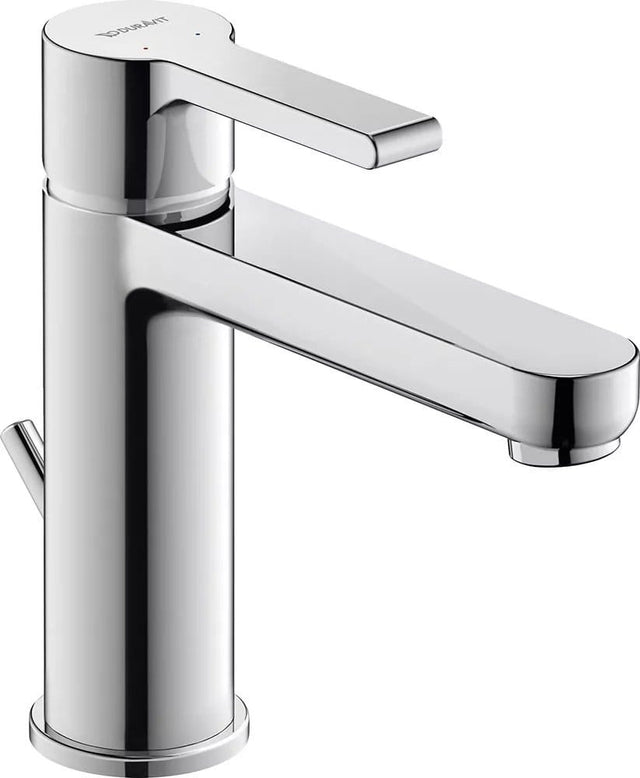 Duravit Baterie lavoar Duravit,B.2 Single lev.basin mixer M w.PR, monocomanda, marime M, cartus ceramic, set evacuare cu tija, crom