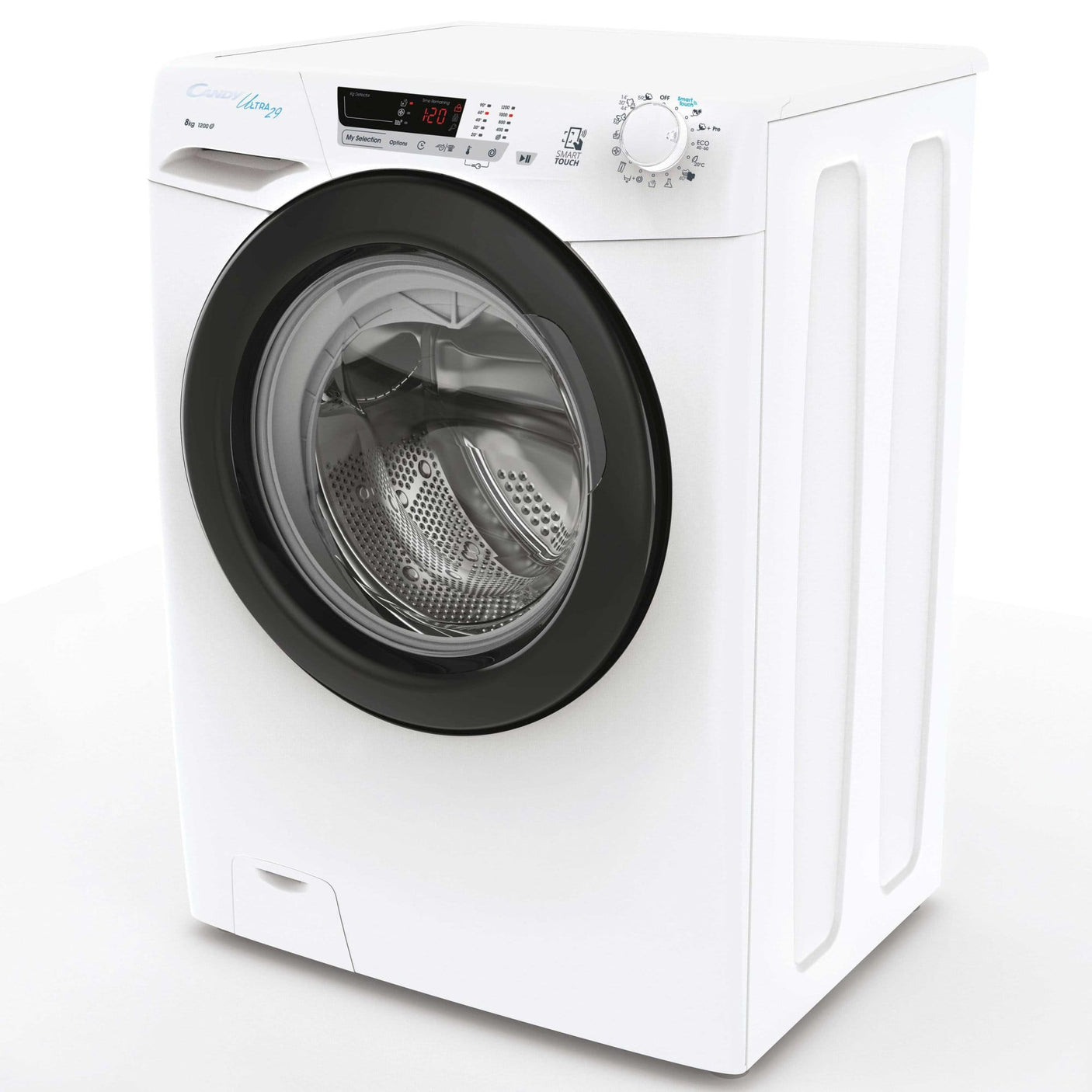 Candy Masina de spalat rufe Mașină de spălat rufe Candy HCU1282DB/1-S | 8kg, 1200rpm, 40 programe, clasa D, 60x53x85cm