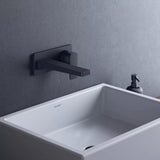 Duravit Baterie lavoar Duravit, Manhattan single lever basin mixer concealed installation, incastrat, montare pe perete, monocomanda, proiectie 189mm, necesita corp instalare GK1900004000, schwarz mat, negru mat