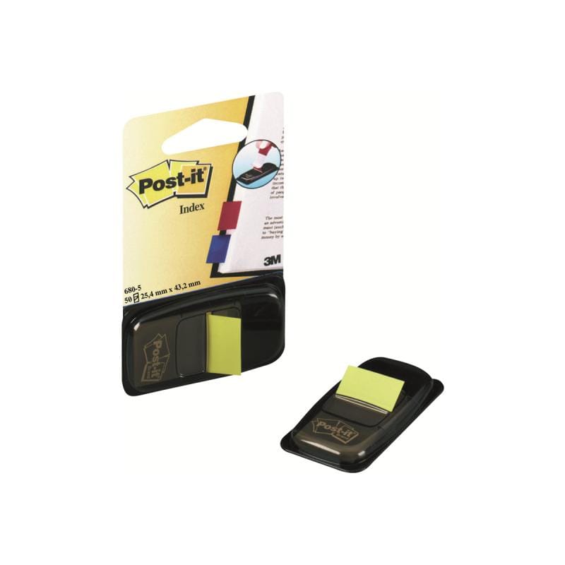 3M Benzi Index Adezive 3M Post-it 680-5 cu Dispenser pentru Organizare Documente (6805)