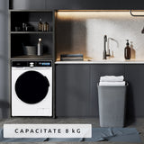 Mașină de Spălat Rufe Inverter Samus | 8kg, 1400 RPM, Clasa A, 14 programe, 59.5x54x85cm, 59.5x48x85cm