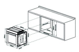Cuptor Incorporabil Samus SC625GDX5 | 2000W, 75L, Gri, Digital, 5G, 59.8x59.8x57.7cm