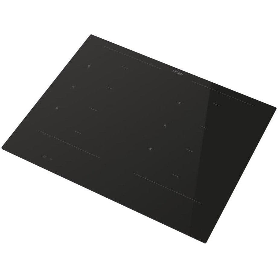 HAIER Plita incorporabila Haier, Inductie, 4 zone, conectivitate WiFi, Cook with me, 2 zone VaryCook, 65 cm, functie Boost, slider Touch Control, neagra