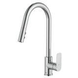 Roca Baterie chiuveta Baterie Bucatarie Roca Cala A5A816EC00 | Monocomanda, Pipa Inalta Tip U, Dus Extractabil, Crom