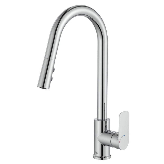 Roca Baterie chiuveta Baterie Bucatarie Roca Cala A5A816EC00 | Monocomanda, Pipa Inalta Tip U, Dus Extractabil, Crom