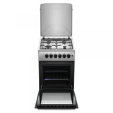 Aragaz SamusSM561XPBS | 60cm, Inox, Argintiu, Timer, 50x63x86cm