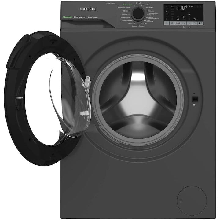 ARCTIC Masina de spalat rufe Masina de spalat rufe Arctic APLM2WFSU210411A | 10kg, 1400RPM, Clasa A, Motor Inverter, Antracit