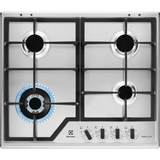 Electrolux Plita incorporabila ELECTROLUX, Gaz, 4 arzatoare, Wok, inox