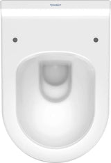 Duravit Vas wc Duravit, Toilet wall mounted 54 cm Starck 3 white, washdown, Durafix, rimless, suspendat, evacuare orizontala, fara capac (0063810000, 0063890000), alb