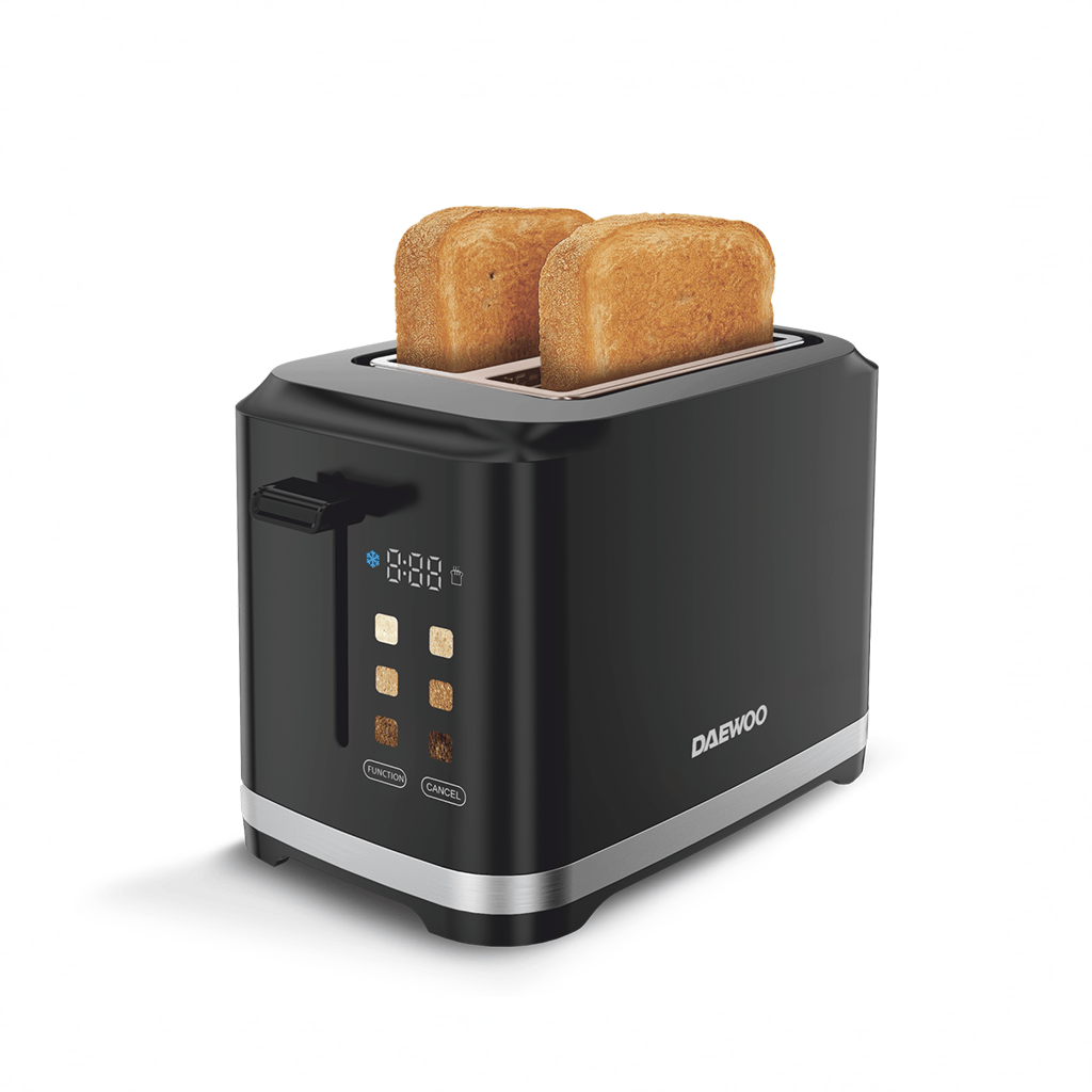 Daewoo SDA Prajitor de paine Prajitor de paine Daewoo DBTCT80B | 800W, Display LED, Cool Touch, Negru