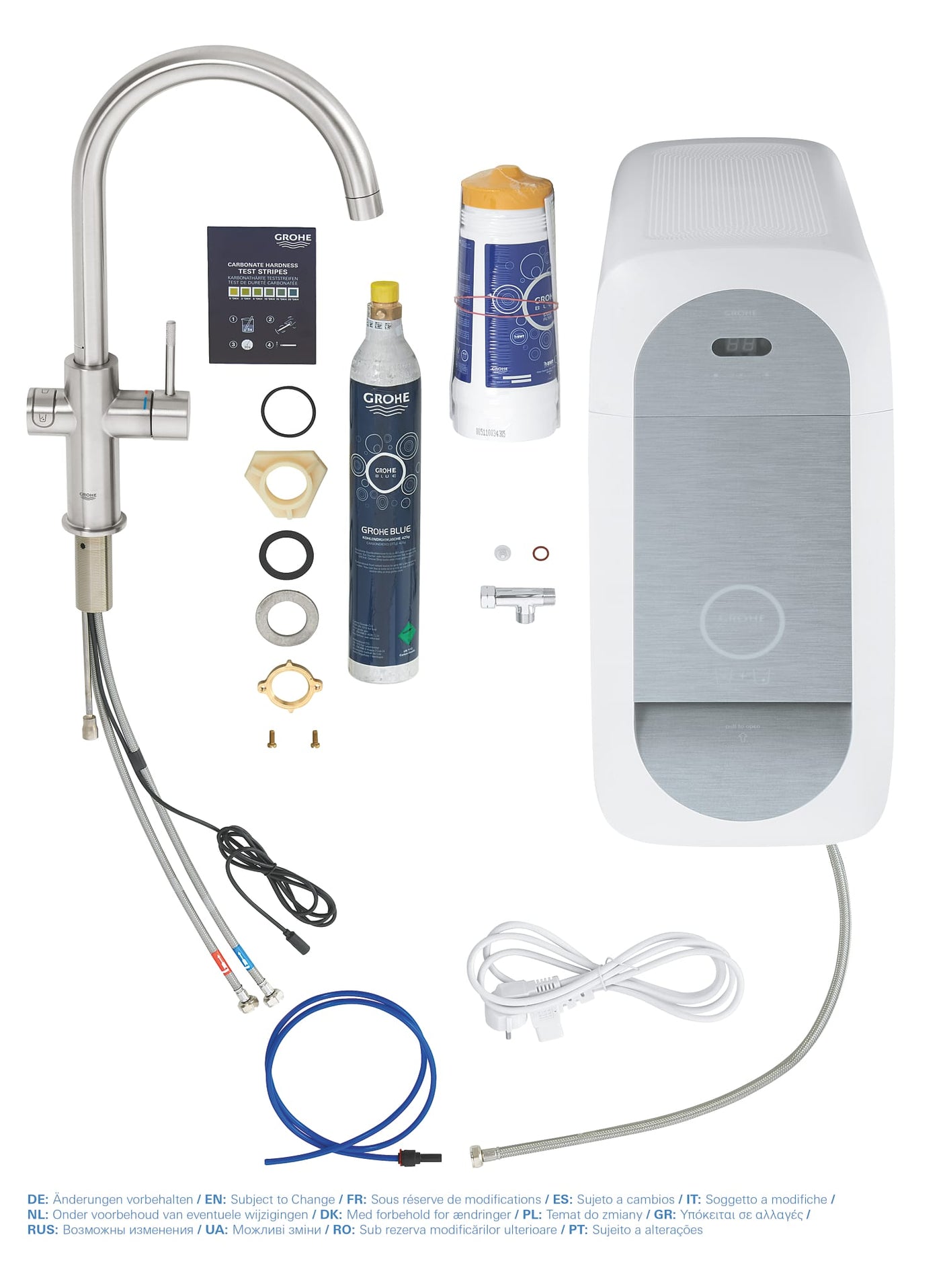 Grohe Accesoriu bucatarie Baterie Bucatarie Grohe Blue Home 31455DC1 | Filtare, Racire, Carbogazoasa, Crom Mat
