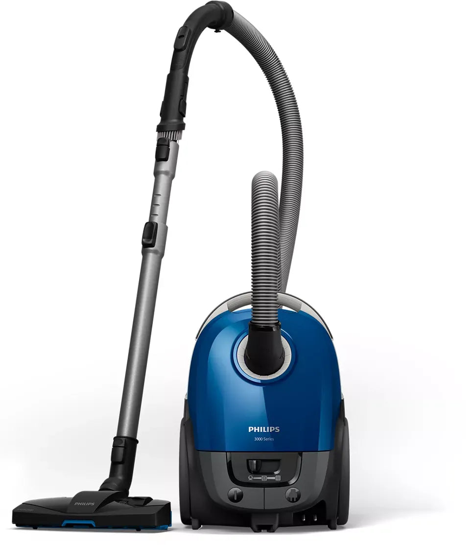 Philips Aspirator cu sac PHILIPS Series 3000, 3l, 650W, 79 dB, albastru-negru