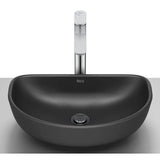 Roca Lavoar Lavoar Roca Optica A327C10080 | Oval, 450x300mm, Montare Blat, Negru