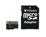 Card de Memorie Verbatim 47045 | microSDXC 256GB, U3, Adaptor SD
