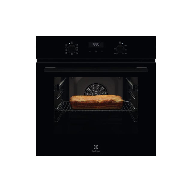 Electrolux Cuptor incorporabil Electrolux, Electric, 65 l, 9 programe, Convectie, Grill, Autocuratare catalitica, Clasa A, Negru