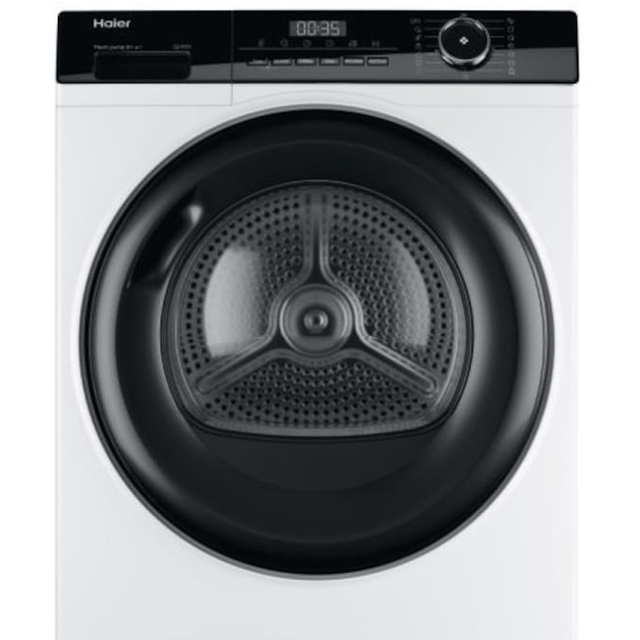 HAIER Uscator de rufe Haier, Pompa de caldura, 8 kg, 15 programe, Clasa A++, iRefresh, Program Hygienic, Alb