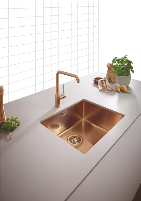 Grohe Baterie chiuveta Baterie Bucatarie Grohe Essence 30269DL0 | Monocomanda, Pipa Inalta, Brushed Warm Sunset