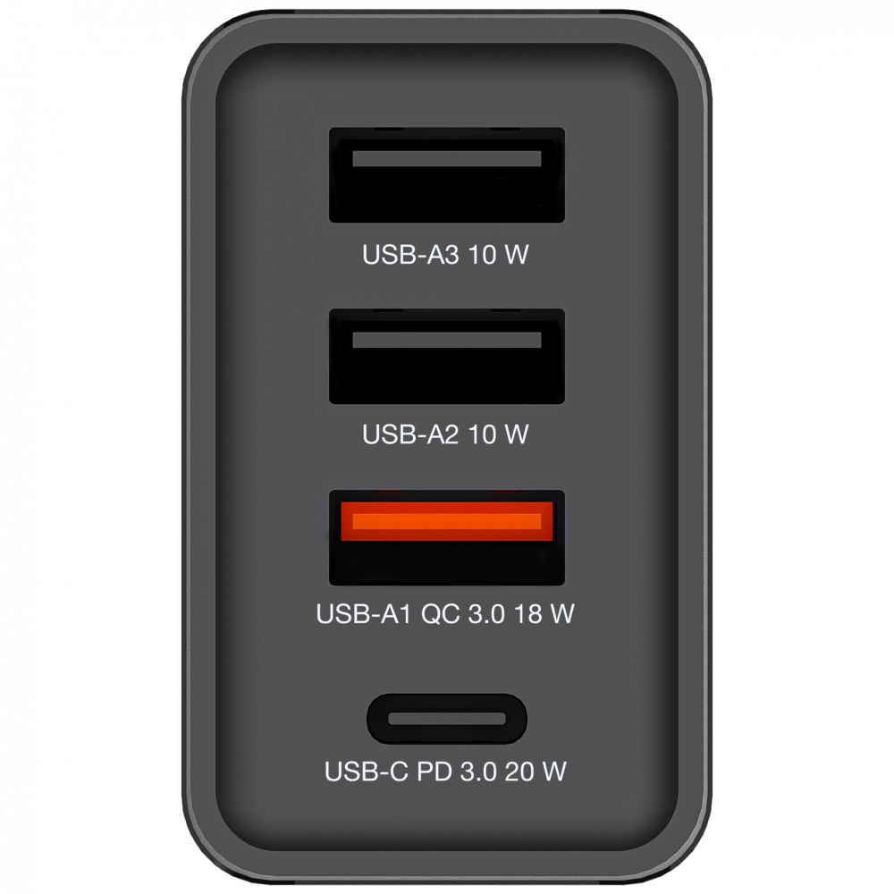 VERBATIM V CHR-30EU1 USB Charger 30W Blck