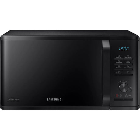 Samsung Cuptor cu microunde Samsung Solo, 23 L, 800W, Quick Defrost, interior ceramic, afisaj LED, Negru