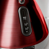 Morphy Richards Fierbator de apa Venture,Rosu, 1.5l, 3kW, gradatie transparenta, compartiment cablu, filtru anticalcar