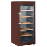 Liebherr Vitrina de vin, Gama: GrandCru, Clasa energetica: A, Clasa climatica: SN-ST, Culoare: terra, Capacitate neta totala: 435, Nr. rafturi: 5, Display MagicEye: Digital, Mâner: Sistem de deschidere integrat, Ventilator , Interfa?a (inlocuita caracteristica Sis